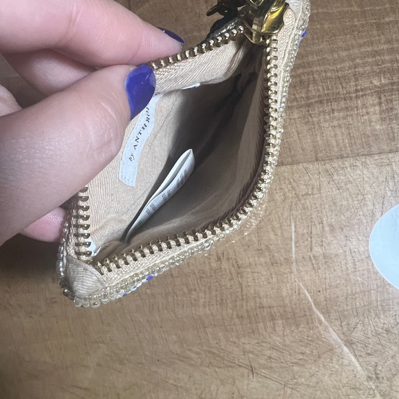 Anthropologie Beaded Coin pouch - Picture 3 of 3
